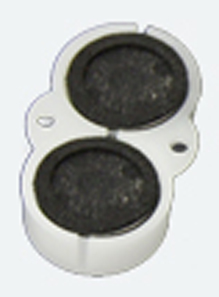 50328 Two Loudspeakers 13mm, Oval, 8 Ohms, 1-2w