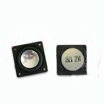 23mm square High Bass Speaker 8 Ohm - Click Image to Close